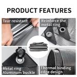 Heavy Duty 10x12 Feet Waterproof Tarp Cover