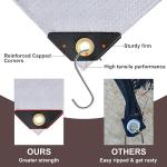 Heavy Duty Waterproof Tarp 8x10FT with Grommets