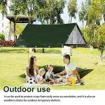 Onarway Waterproof Green Poly Tarps - 6x10 Ft 2-Pack