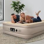 Serta Queen Raised Air Mattress with Built-in Pump