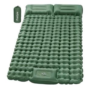 Pretyw Ultralight Double Camping Sleeping Pad with Pillow