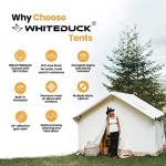 WHITEDUCK Alpha Waterproof Canvas Wall Tent 10'x12