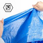 CARTMAN 10x12 Feet Blue Poly Tarp - 5 Mil Thick
