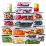 HOMBERKING 32-Piece BPA-Free Food Storage Set