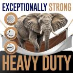 Heavy Duty Waterproof 10x12 Tarp - UV Resistant