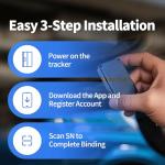 VITALGLOW 4G GPS Tracker for Vehicles with Alerts