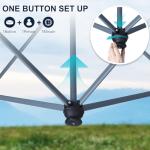 COOSHADE 10x10 Ft Pop Up Canopy Tent