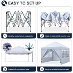 COOSHADE 10x10 Ft Pop Up Canopy Tent