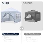 COOSHADE 10x10 Ft Pop Up Canopy Tent