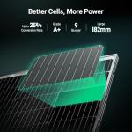 HQST 200W Bifacial Solar Panel for Off-Grid Use