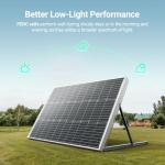HQST 200W Bifacial Solar Panel for Off-Grid Use