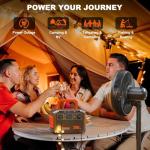 MARBERO 296Wh Solar Generator with Foldable Panel