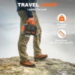 MARBERO 296Wh Solar Generator with Foldable Panel