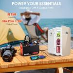 Takki 120W Portable Solar Generator with Panels