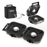 Portable 2-Burner Propane Camping Stove with Carry Bag