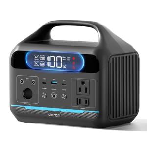 DARAN 600W Portable Power Station for Camping