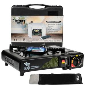 Portable Butane Camping Stove - 9,500 BTU