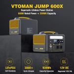 VTOMAN 600W Portable Power Station for Camping