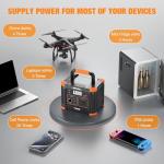 Grecell 330W Portable Power Station with Solar Panel