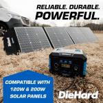 DieHard Portable Power Station - 300W Solar Generator