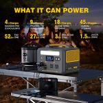 VTOMAN 600W Portable Power Station for Camping