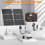 Grecell 330W Portable Power Station with Solar Panel