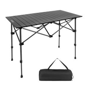 Folding Portable Aluminum Camping Table with Carry Bag