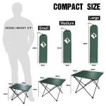 VILLEY Ultralight Folding Camping Side Table - Green