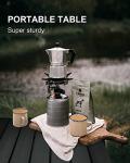 Portable Aluminum Camping Table with Carry Bag