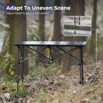 Folding Portable Aluminum Camping Table with Carry Bag