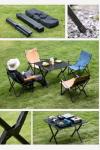 CAMPINGMOON Portable Folding Aluminum Picnic Table