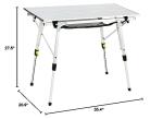 Portable Folding Camping Table with Adjustable Height