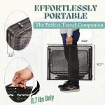 Portable Folding Table with Carry Bag and Holders
