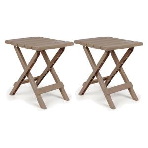 Camco Portable Adirondack Side Table - 2 Pack