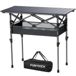 Portable Folding Camping Table with Adjustable Height