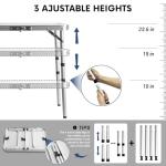 Lightweight 2FT Aluminum Folding Camping Table
