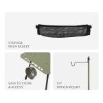 Naturehike Adjustable Collapsible Camping Table with Bag