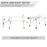 Portable Folding Camping Table with Adjustable Height