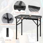 Lightweight Folding Camping Table with Mesh Top
