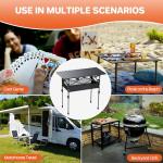 Portable Folding Camping Table with Adjustable Height