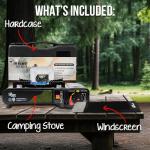 Portable Butane Camping Stove - 9,500 BTU