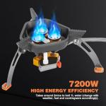 Portable Windproof Camping Stove with Carry Case