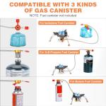 Portable Windproof Camping Stove with Carry Case