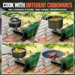 Portable Butane Camping Stove with Carry Bag