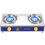Portable Double Burner Propane Gas Stove for Camping