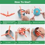 Compact Camping Stove with Propane Adapter