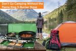 Flame King 3-Burner Portable Camping Grill