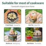 Compact Outdoor Camping Stove with Carrying Case