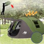 Instant Pop-Up Waterproof Tent for 4-6 Campers