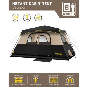 Fanttik Outdoor Zeta C8 Pro 8-Person Tent